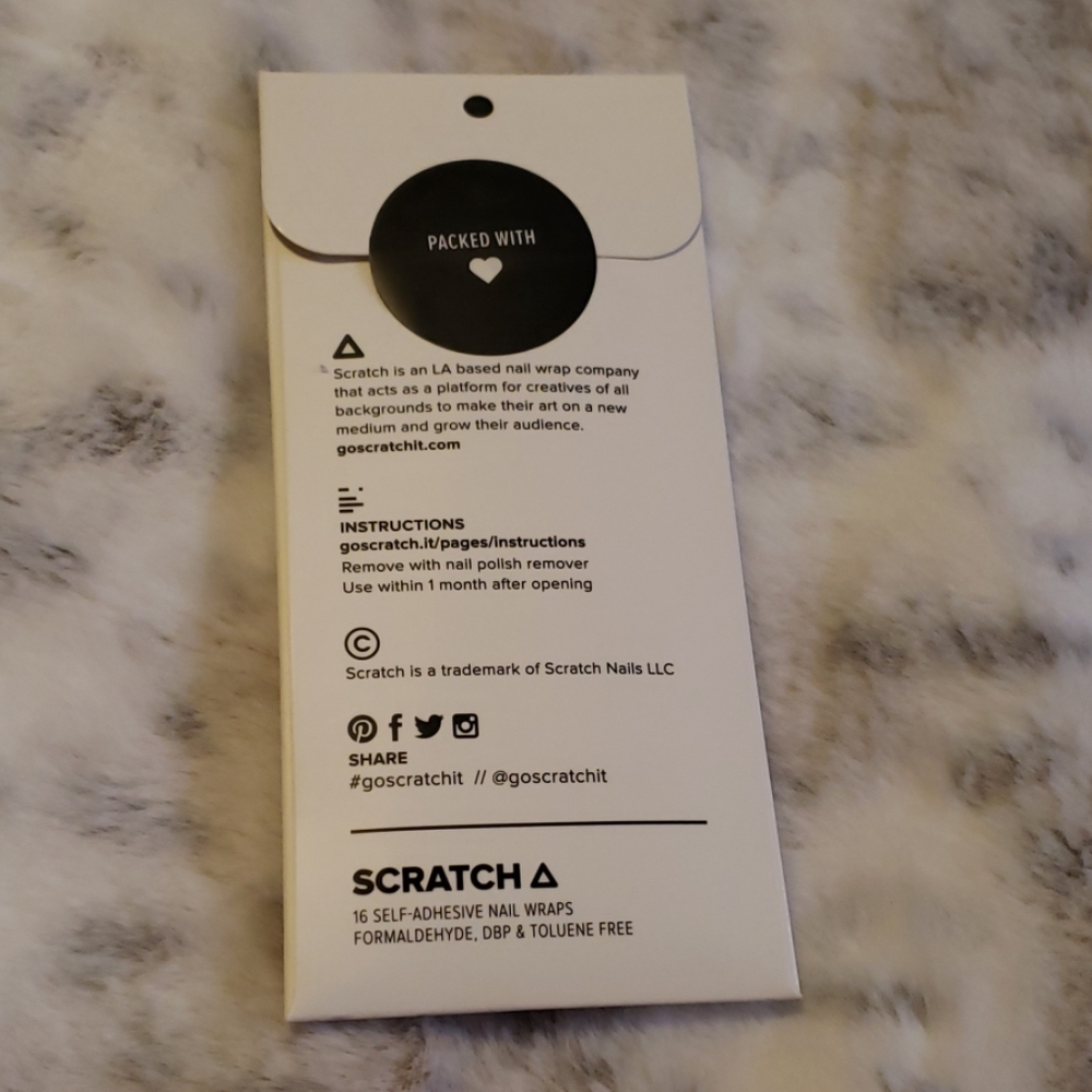 Scratch Limited Edition Nail Wraps - Picture 2 of 6